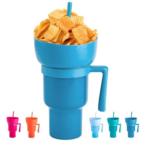 2IN1 TRAVEL MUG WITH SNACK BOWL